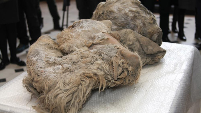The remains of "Sasha" were found last September (Image from www.ysia.ru)