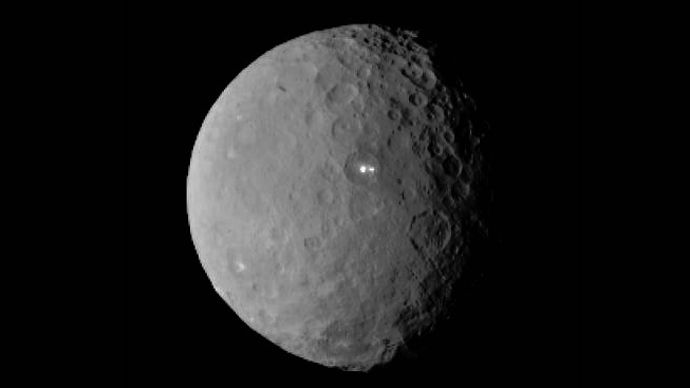 Eyes in the skies: Mysterious bright spots on Ceres dwarf planet look like glowing eyes