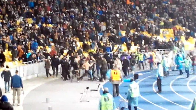 ​'Rabid dogs, militiamen': French condemn ultras attack on fans in Kiev