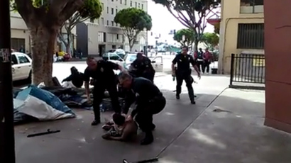 ​CCTV footage of LAPD gunning down homeless man released