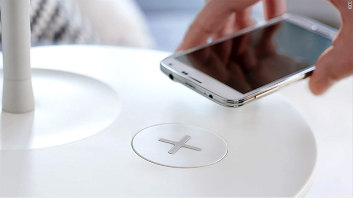 No more wires: ​Ikea unveils furniture with built-in wireless device charging