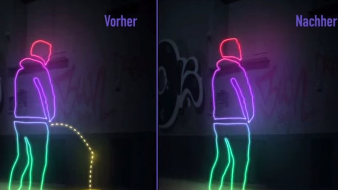 ​Pee back time! Hamburg party district’s revenge on urinating partygoers
