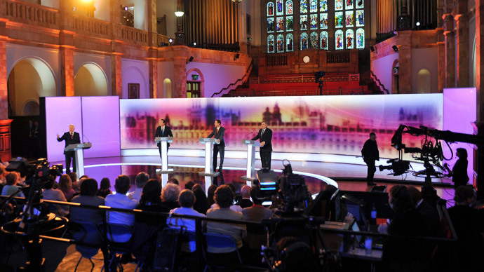 ‘Chicken!’ Cameron taunted for shirking election debate