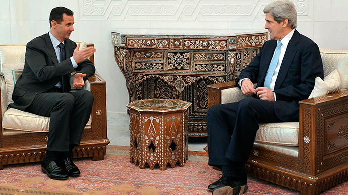 ​‘Military pressure’ may be needed to oust Syrian President – John Kerry