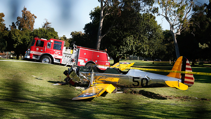Actor Harrison Ford seriously injured in plane crash