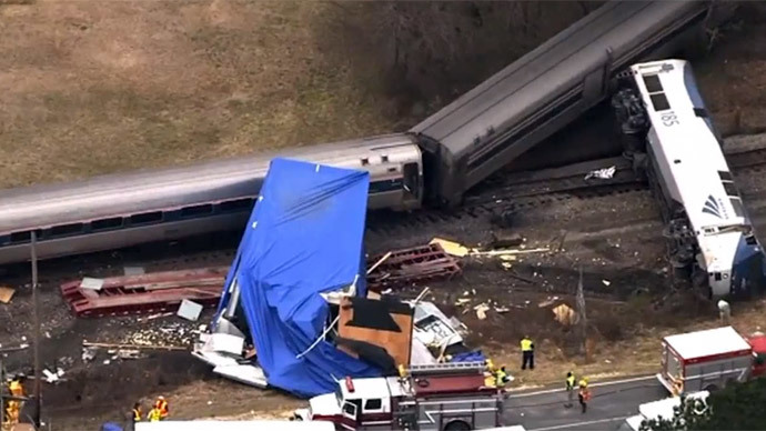 55 injured as Amtrak train derails in N. Carolina after truck collision