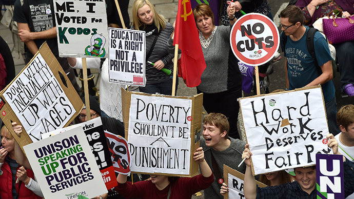 Fighting austerity: N Ireland braces for strike against budget cuts, largest in years