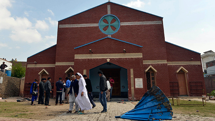 At least 14 dead, dozens wounded in twin blasts at Christian churches in Lahore, Pakistan