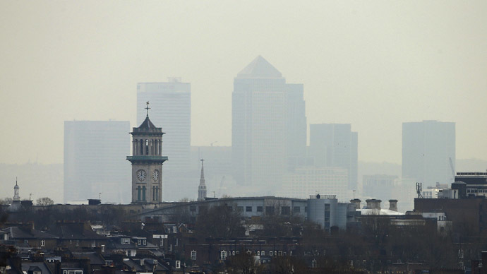 Lethal smog: Pollution cloud hangs over Britain, sparks health warning