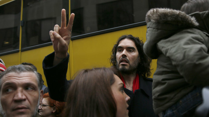 Russell Brand leads ‘sleepover protest’, activists reoccupy vacant properties