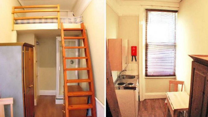 ‘Cozy & affordable’: West London studio boasts a shower… under the bed