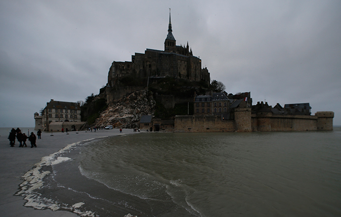 A general view shows the Mont Saint-Michel off France's Normandy coast March 19, 2015 (Reuters / Pascal Rossignol)