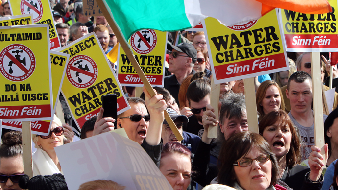 ‘Can’t take any more’: Thousands protest in Dublin against proposed water charges (PHOTOS)