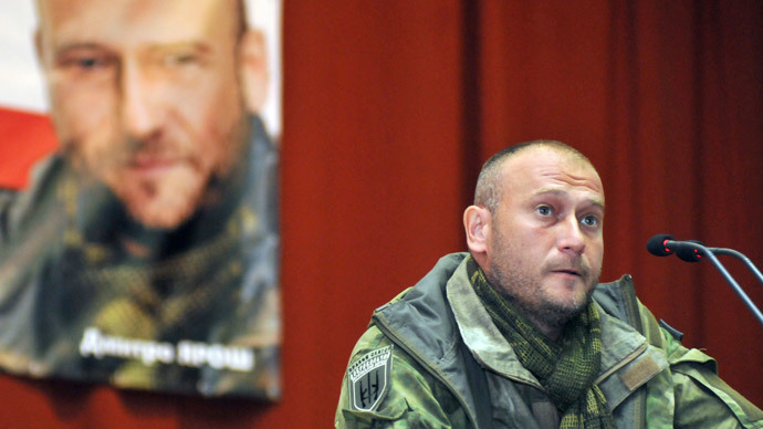 Right Sector's leader Dmitry Yarosh.(RIA Novosti / Pavel Palamarchuk)