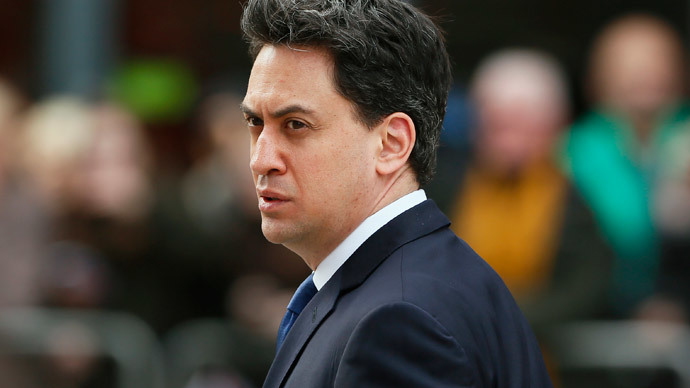 Labour’s Ed Miliband tops polls as favorite for prime minister