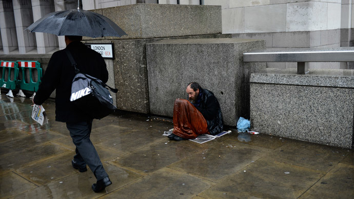 Homelessness in London soars by 79% since 2010 – report