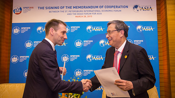 Key economic forums in Russia and Asia agree to cooperate