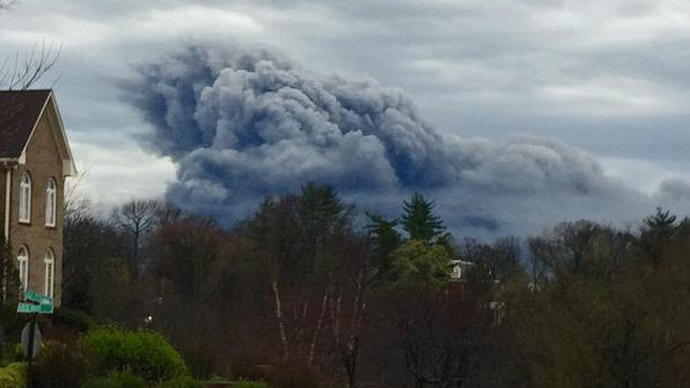 Massive fire raging at GE plant in Kentucky
