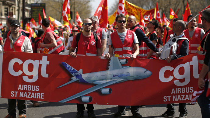 ​Eiffel Tower, schools, airports shut as thousands take to French streets in nationwide strike