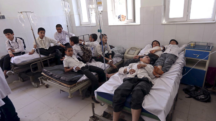 100 Afghan children hospitalized after ‘magic beans’ meal