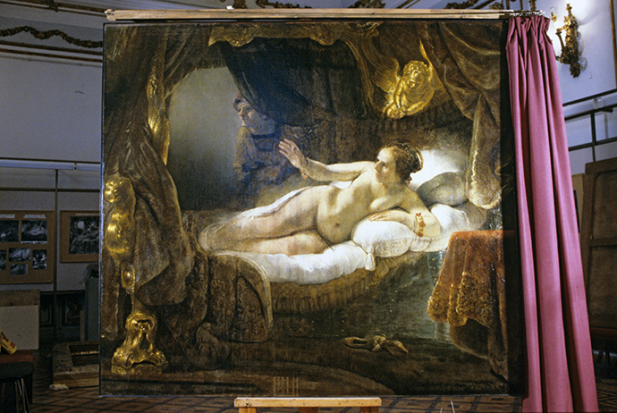 Rembrandt's painting Danae (RIA Novosti / Rudolf Kucherov)