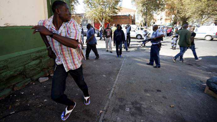 Looting and vandalism in Johannesburg xenophobic violence (VIDEO)