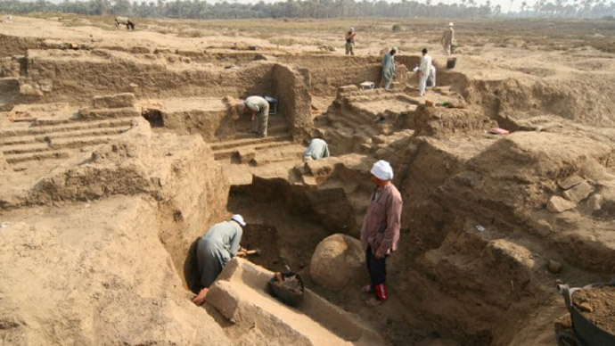 Russian archaeologists excavate ‘White Walls’ of ancient Egyptian capital Memphis