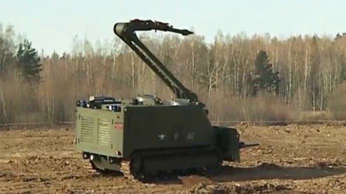Military robots to shine at 2015 Russian army high-tech expo