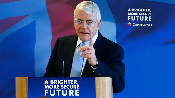 ​Miliband risks ‘daily dose of political blackmail’ in Labour-SNP coalition – Ex-PM John Major