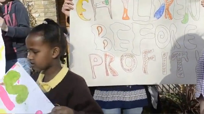 Occupy Sesame Street: Toddlers, parents protest nursery closure for luxury housing