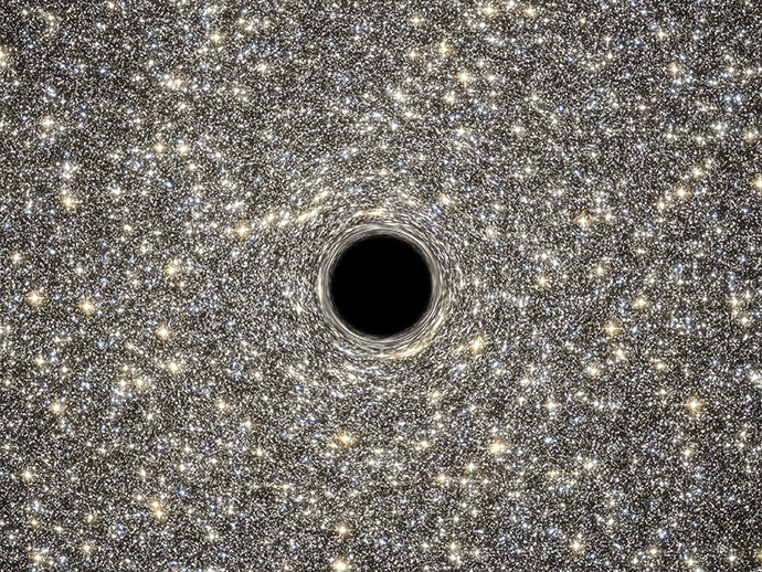 Hubble Helps Find Smallest Known Galaxy Containing a Supermassive Black Hole. (Flickr/NASA Goddard Space Flight Center)