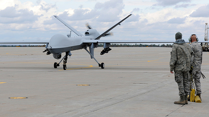 Air Force says ISIS drone brought down by 'electronic measures'