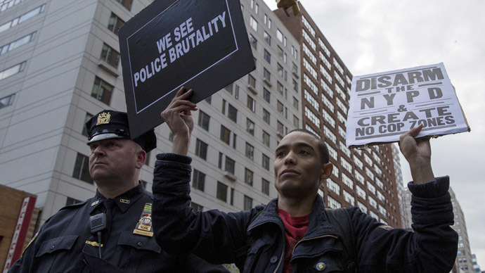 Over 1,000 New Yorkers rally for May Day protest against police brutality