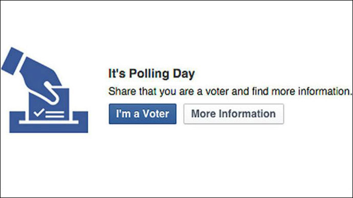​1mn Facebook users click ‘I'm a Voter’ button in UK election