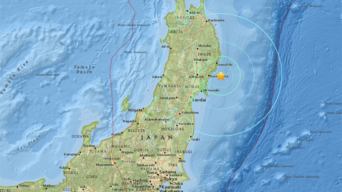 6.8 earthquake strikes off Japan’s Honshu Island