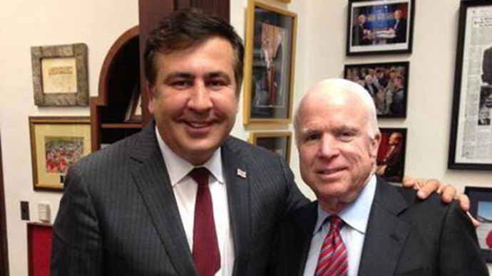 McCain appointed to Ukraine reform advisory team headed by fugitive Georgian ex-leader