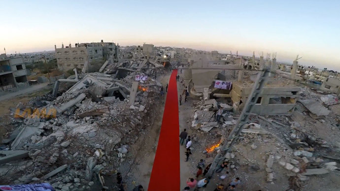 ​'Like spilled blood': 1st ever Gaza film festival rolls out red carpet among ruins