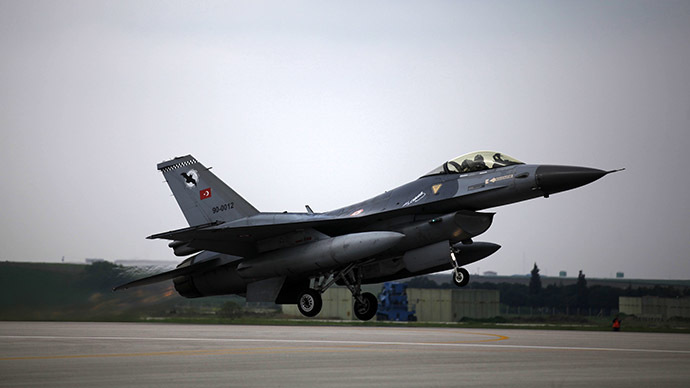 Turkish jet shoots down Syrian aircraft after it ‘violated air space’