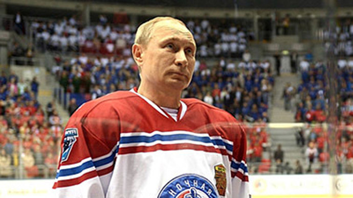 Putin puts his skates on for NHL, scores 8 goals (VIDEO)