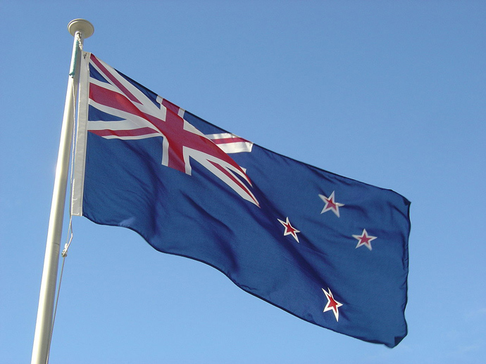 The flag of New Zealand (Image from wikipedia.org)