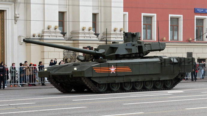 A T-14 tank of the Armata Universal Combat Platform. (RIA Novosti / Mikhail Voskresenskiy)