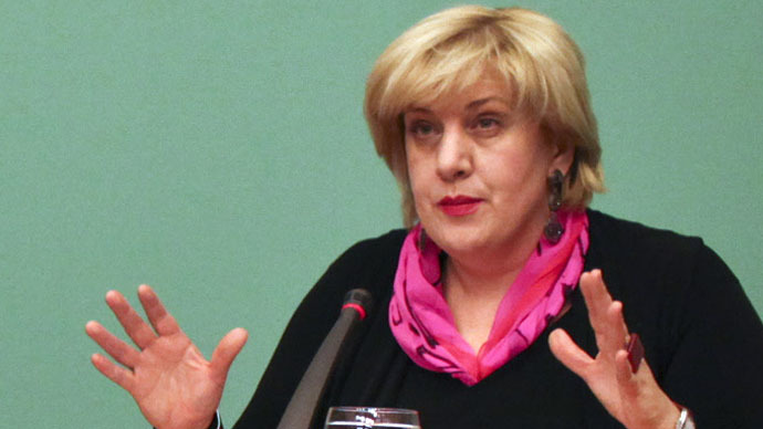 Organization for Security and Co-operation Representative on Freedom of the Media Dunja Mijatovic (AFP Photo)