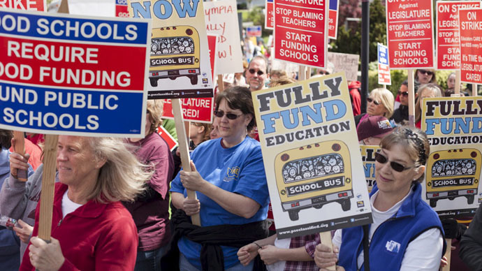 ​Schools close in Seattle as thousands of teachers wage day-long strike
