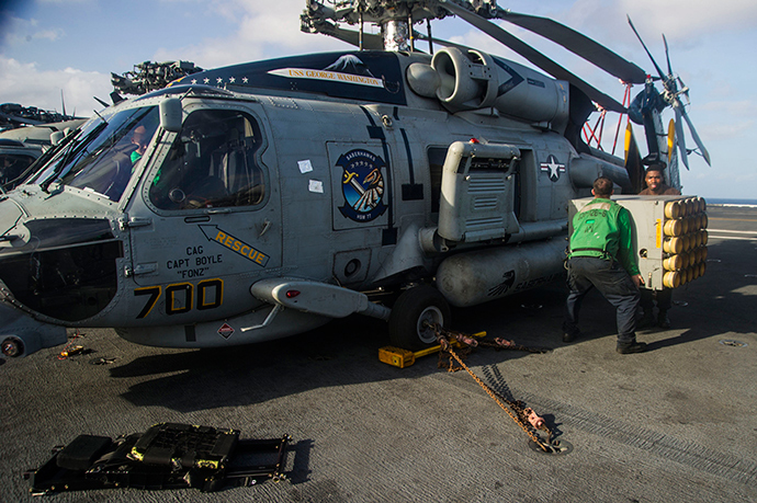 MH-60R Seahawk helicopter (Reuters / Paolo Bayas)