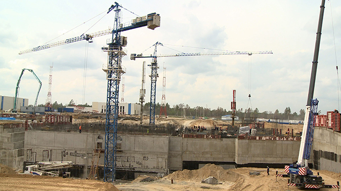 Vostochny cosmodrome under construction (Image from federalspace.ru)