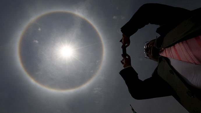 Holy sun! Solar halo in Mexico causes social media frenzy (PHOTOS, VIDEOS)