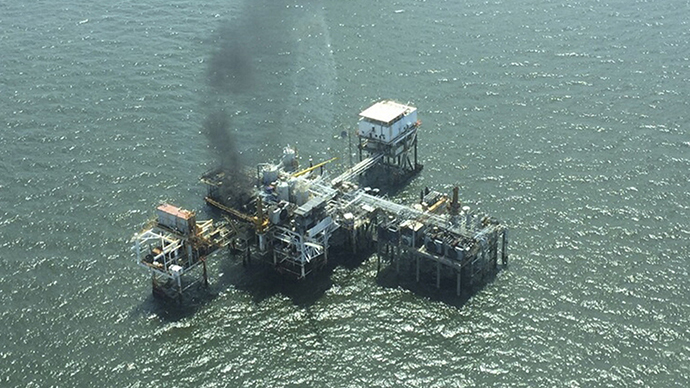 Oil platform ablaze in Gulf of Mexico, 28 workers evacuated – Coast Guard