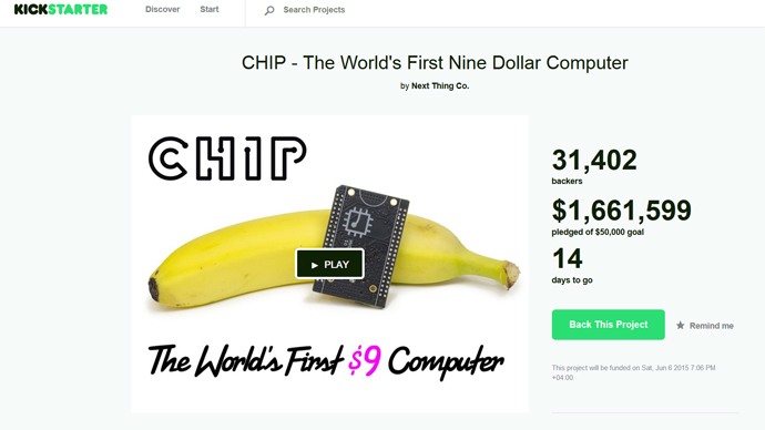 Tiny $9 computer CHIP rocks Kickstarter, promising tons of free apps