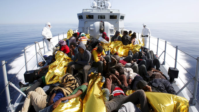 Record 4,200 migrants rescued at sea by Italian coastguard, 17 dead