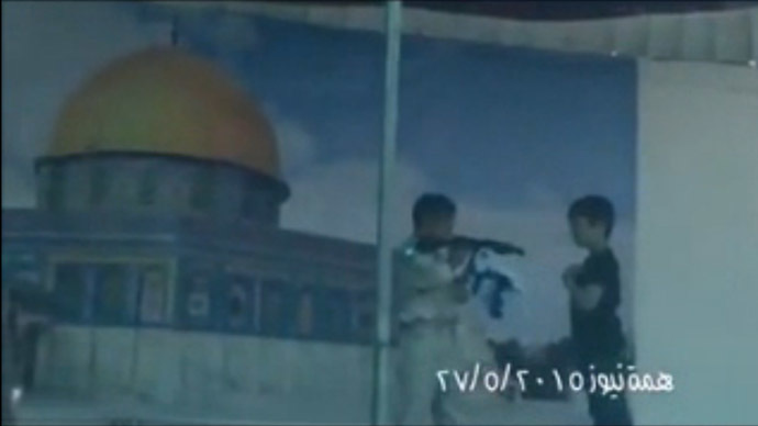 Screenshot from the Jerusalem Post video.